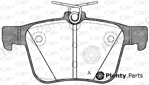 Open Parts BPA1516.10 — Brake Pad Set, disc brake