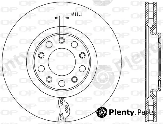 Open Parts BDR2561.20 — Brake Disc