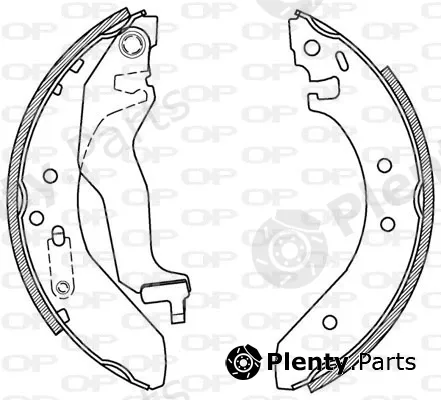 Open Parts BSA2152.00 — Brake Shoe Set