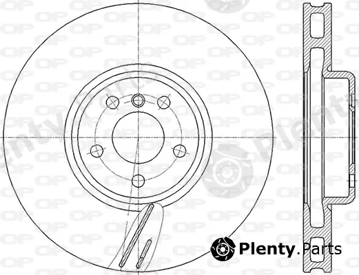 Open Parts BDR2857.20 — Brake Disc