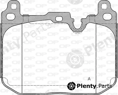 Open Parts BPA1491.20 — Brake Pad Set, disc brake