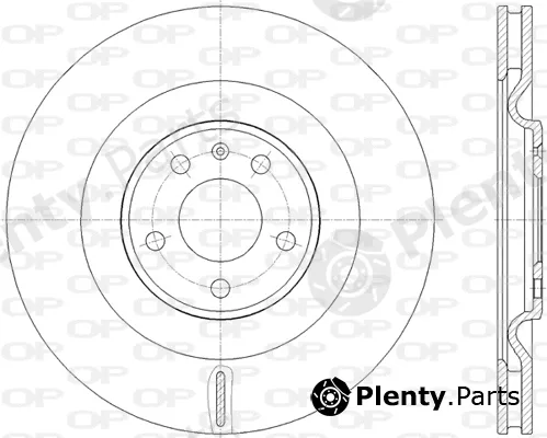 Open Parts BDR2822.20 — Brake Disc