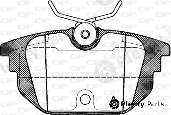 Open Parts BPA0692.00 — Brake Pad Set, disc brake