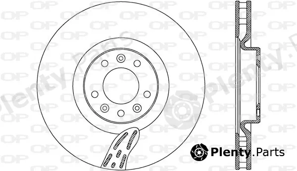 Open Parts BDA2768.20 — Brake Disc