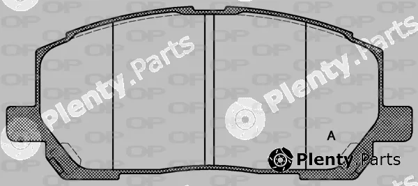 Open Parts BPA0855.00 — Brake Pad Set, disc brake