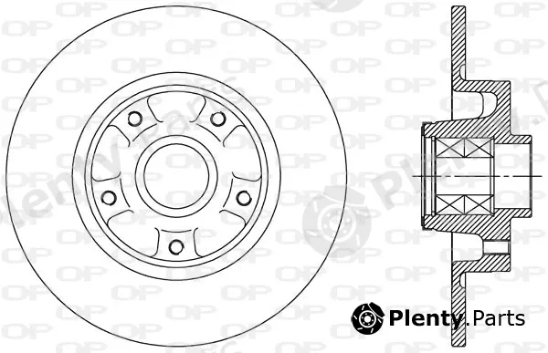Open Parts BDA2513.30 — Brake Disc