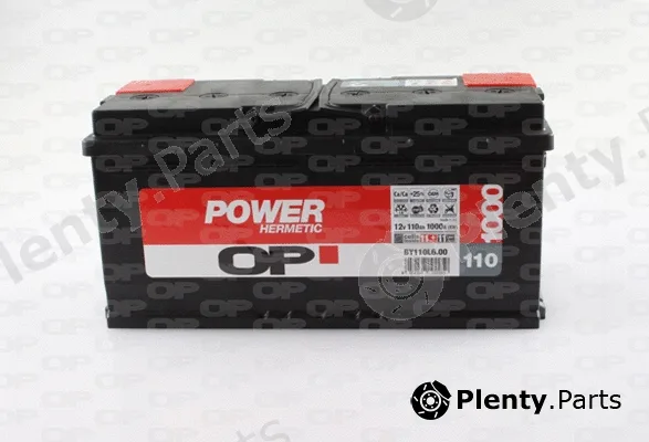 Open Parts BY110L6.00 — Starter Battery Hermetic Power