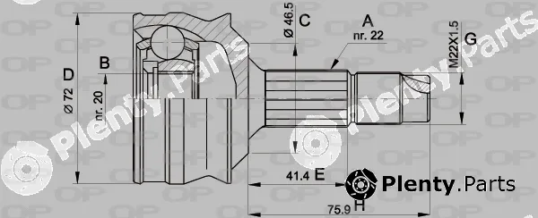 Open Parts CVJ5064.10 — Joint Kit, drive shaft