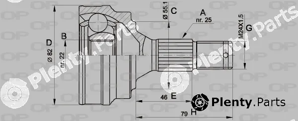 Open Parts CVJ5013.10 — Joint Kit, drive shaft