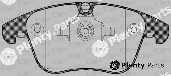 Open Parts BPA1219.00 — Brake Pad Set, disc brake