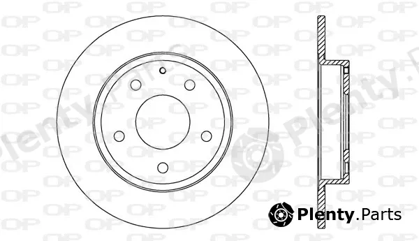 Open Parts BDA2728.10 — Brake Disc