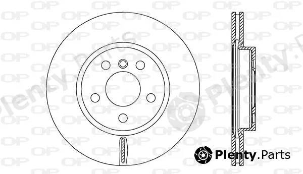 Open Parts BDR2751.20 — Brake Disc