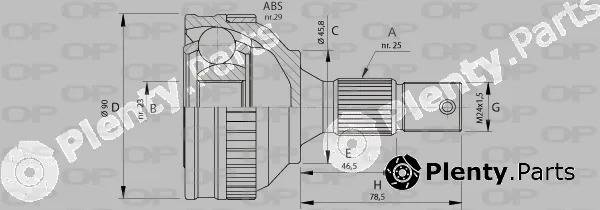 Open Parts CVJ5175.10 — Joint Kit, drive shaft