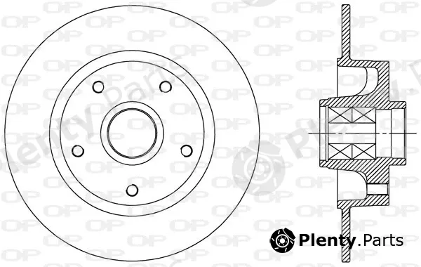 Open Parts BDA2515.30 — Brake Disc