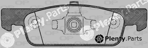 Open Parts BPA1540.00 — Brake Pad Set, disc brake