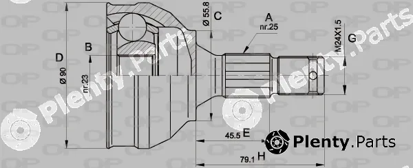 Open Parts CVJ5177.10 — Joint Kit, drive shaft