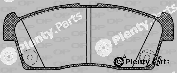 Open Parts BPA1199.02 — Brake Pad Set, disc brake