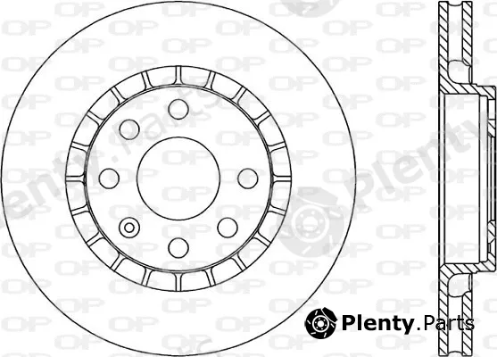 Open Parts BDA1412.20 — Brake Disc