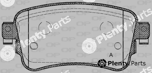 Open Parts BPA1720.00 — Brake Pad Set, disc brake