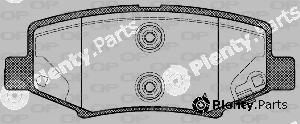 Open Parts BPA1264.02 — Brake Pad Set, disc brake