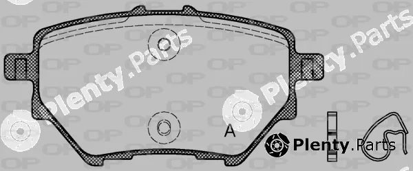 Open Parts BPA1562.00 — Brake Pad Set, disc brake