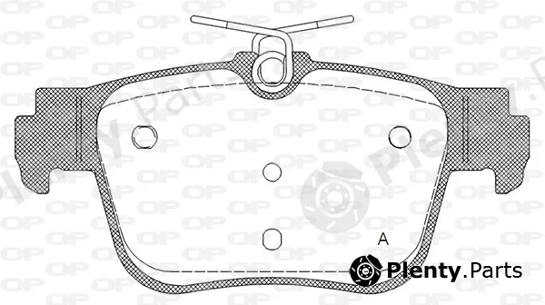 Open Parts BPA1945.00 — Brake Pad Set, disc brake