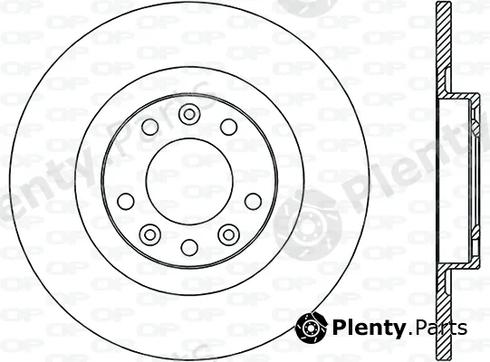Open Parts BDR2741.10 — Brake Disc