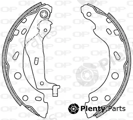 Open Parts BSA2000.00 — Brake Shoe Set