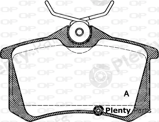 Open Parts BPA0263.01 — Brake Pad Set, disc brake