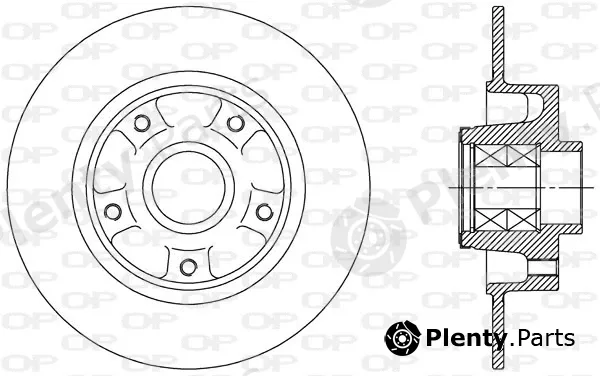 Open Parts BDA2512.30 — Brake Disc