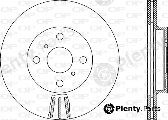 Open Parts BDR1877.20 — Brake Disc