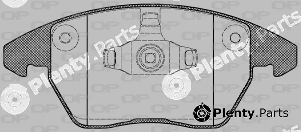 Open Parts BPA1030.10 — Brake Pad Set, disc brake