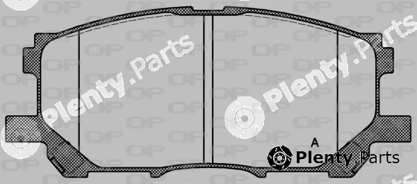 Open Parts BPA1039.00 — Brake Pad Set, disc brake