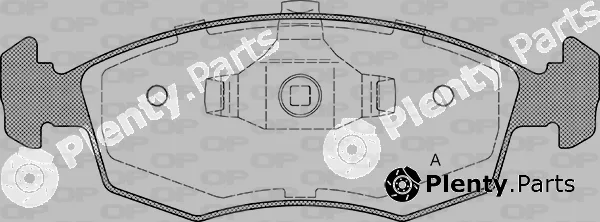 Open Parts BPA0172.34 — Brake Pad Set, disc brake