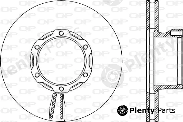 Open Parts BDA1701.20 — Brake Disc