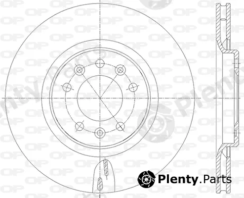 Open Parts BDA2836.20 — Brake Disc