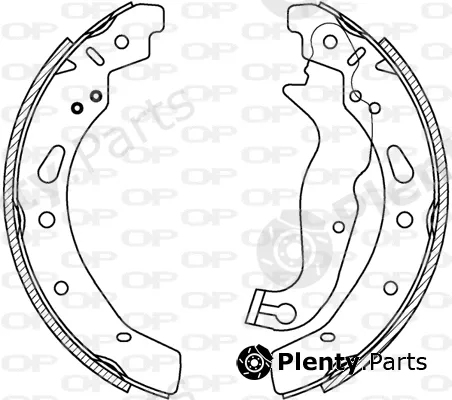 Open Parts BSA2257.00 — Brake Shoe Set