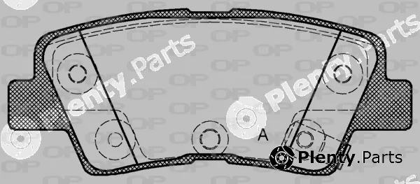 Open Parts BPA1362.42 — Brake Pad Set, disc brake