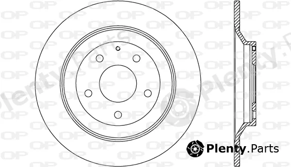 Open Parts BDR2705.10 — Brake Disc