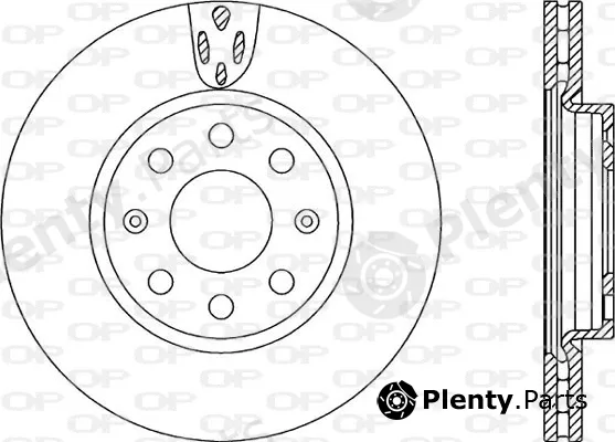 Open Parts BDR2258.20 — Brake Disc