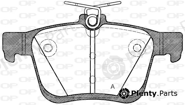 Open Parts BPA1516.00 — Brake Pad Set, disc brake