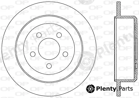 Open Parts BDR2479.10 — Brake Disc