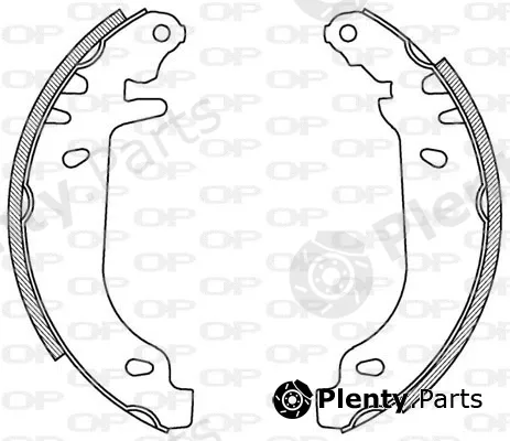 Open Parts BSA2088.00 — Brake Shoe Set