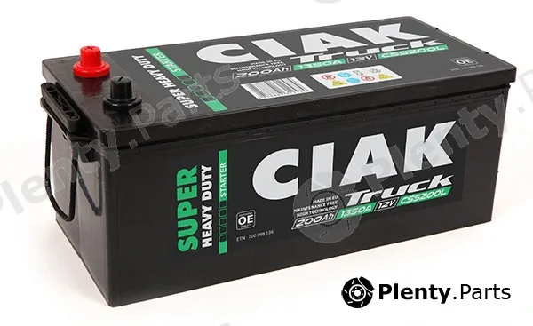 CIAKStarter CSS200L — Starter Battery CIAK Truck Super Heavy Duty 200Ah