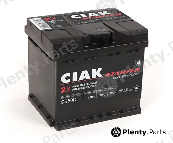 CIAKStarter CS50D — Starter Battery CIAK Starter 50Ah