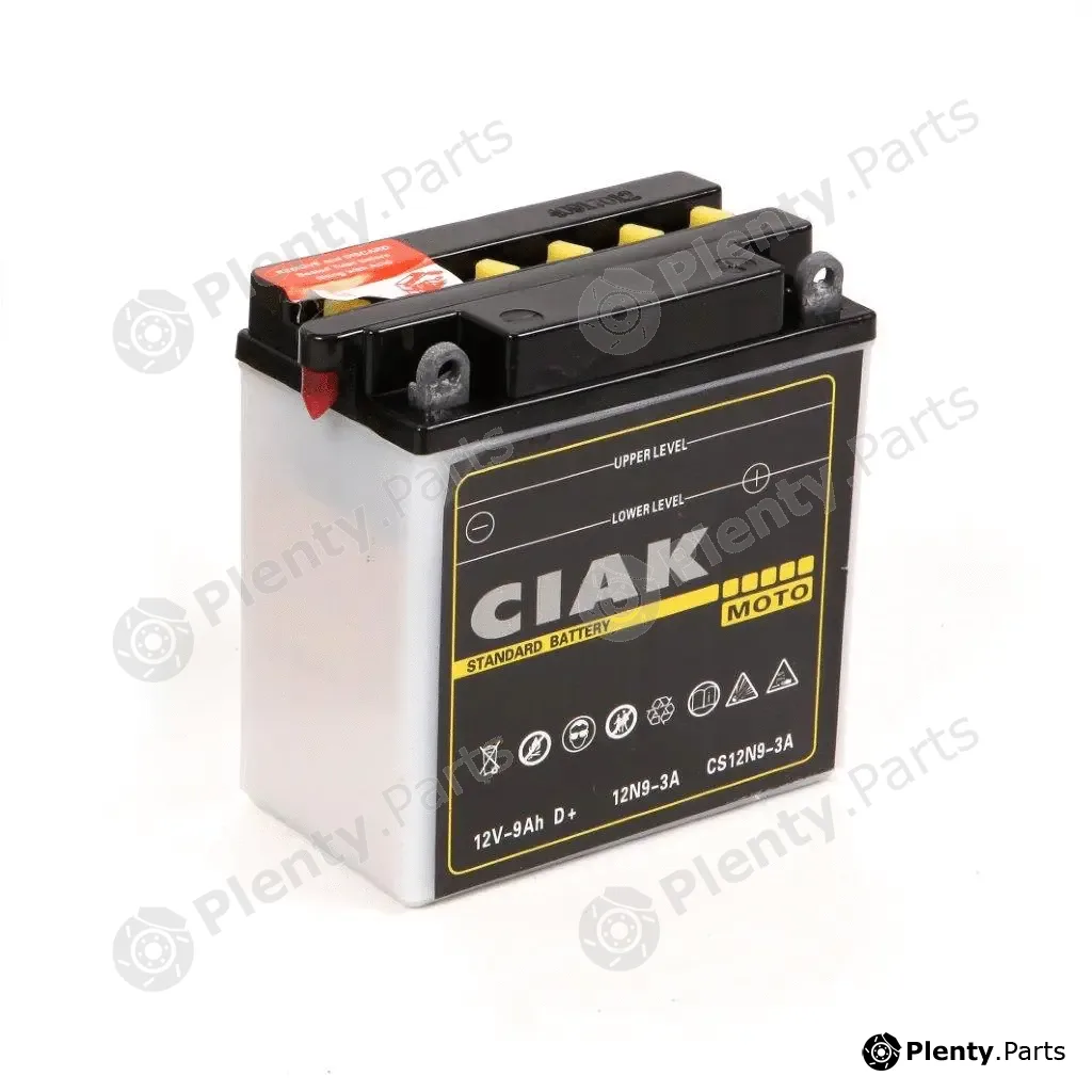 CIAKStarter CS12N9-3A — Starter Battery CIAK Starter Moto 9Ah