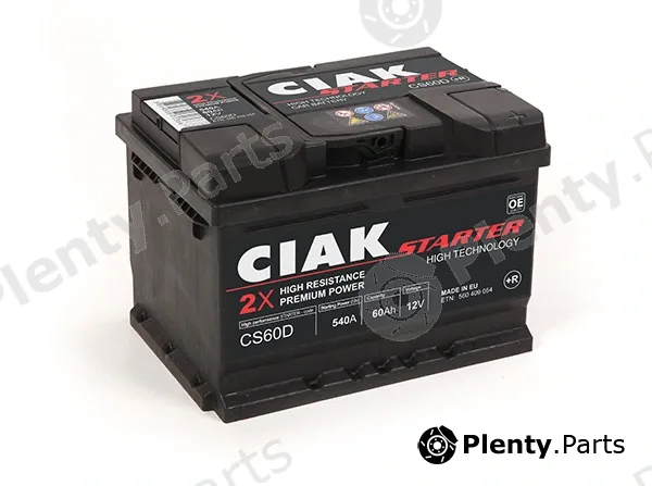 CIAKStarter CS60D — Starter Battery CIAK Starter 60Ah