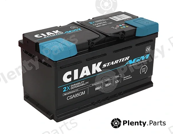 CIAKStarter CSA95GM — Starter Battery CIAK Starter AGM 95Ah
