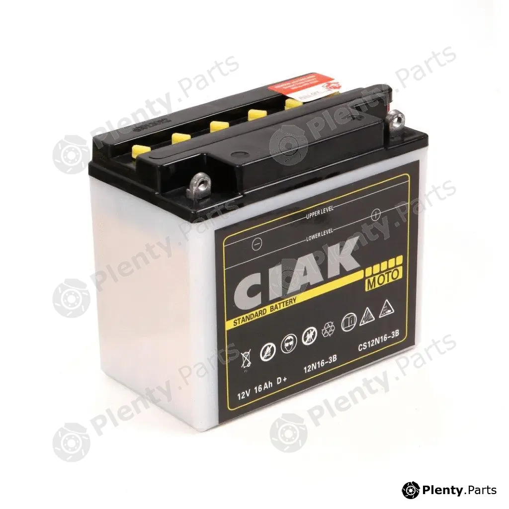 CIAKStarter CS12N16-3B — Starter Battery CIAK Starter Moto 16Ah