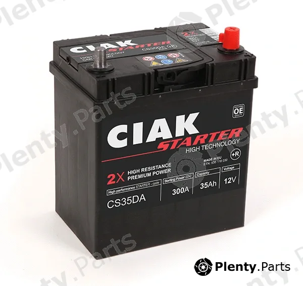 CIAKStarter CS35DA — Starter Battery CIAK Starter Asia 35Ah